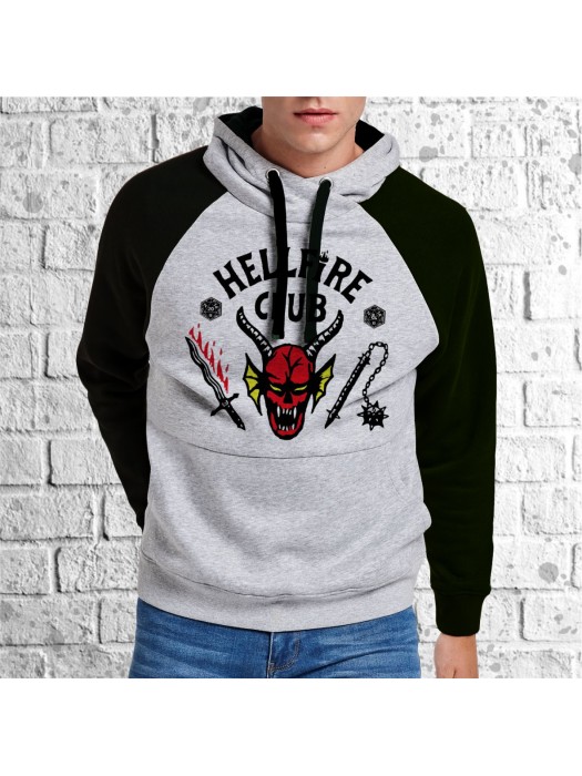 Суитчър двуцветен STRANGER THINGS S4 - Hellfire Club